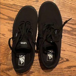 Vans boys canvas sneakers size 7
